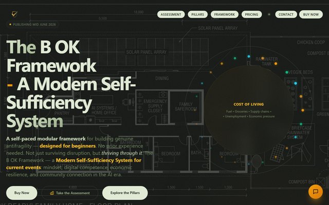 B OK Framework homepage